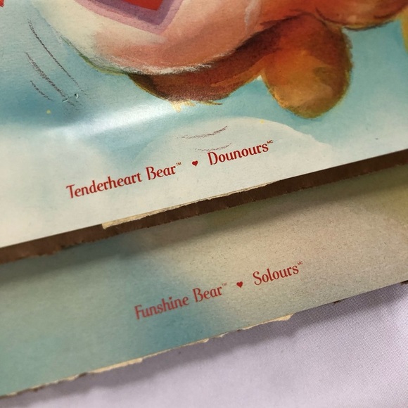 Vtg 1985 Care Bears Posters - Picture 5 of 14